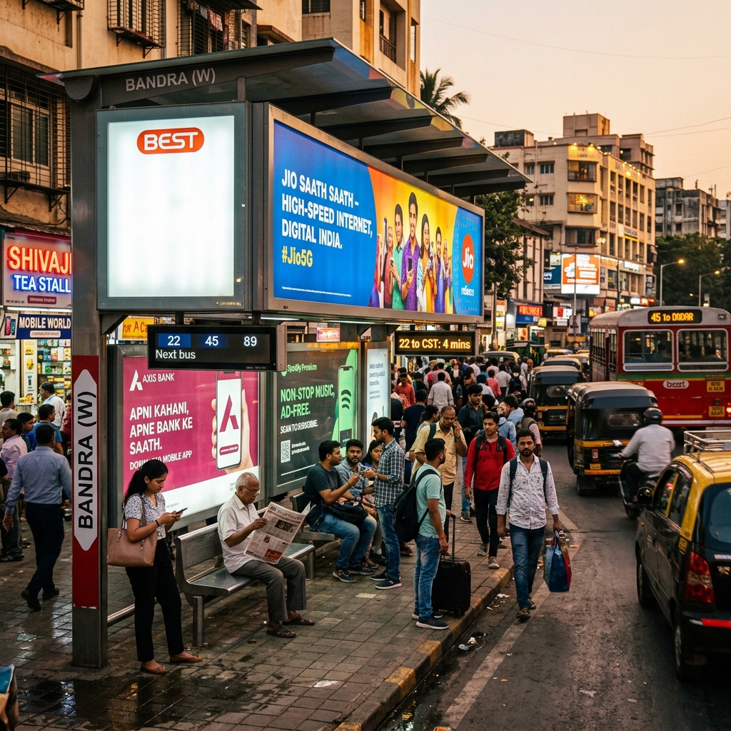 Bus Stop Advertising Mumbai